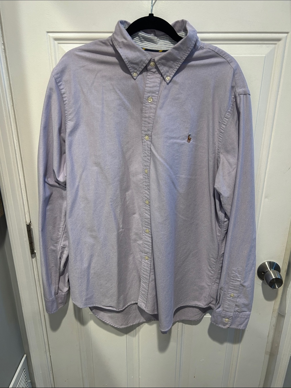 Ralph Lauren Light Lavender Button-Down Oxford Shirt